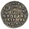 trojak 1597, Wilno, mała głowa króla, głowa wołu