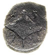 denar 1613, Łobżenica, na awersie herb Bróg i końcówka daty 1 - 3, T.50, bardzo rzadki