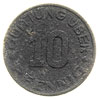 10 fenigów 1942, Łódź, magnez 0.7439 g, Parchimowicz 13, J. L.2, rzadka moneta z certyfikatem Guy ..