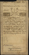 25 złotych polskich 8.06.1794, seria C, Miłczak A3, Lucow 26 (R1), źle przycięty górny margines, a..