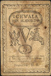 5 groszy miedziane 13.08.1794, Miłczak A8a, Lucow 38 (R1), zabrudzenia i niewielkie plamki