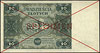 20 złotych 15.07.1947, seria A 1234567, czerwony nadruk SPECIMEN, Miłczak 130