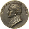 Roman Dmowski, medal autorstwa Cz. Makowskiego 1919 r., Aw: Popiersie w lewo i napis u góry ROMAN ..