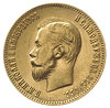 10 rubli 1903 (A.P), Petersburg, złoto 8.59 g, Kazakov 267, wyśmienity stan zachowania, patyna