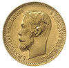 5 rubli 1900 AP, Petersburg, złoto 4.30 g, Kazakov 203, wyśmienite, patyna
