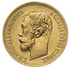 5 rubli 1902 AP, Petersburg, złoto 4.29 g, Kazak