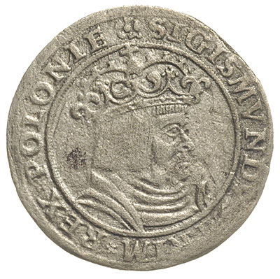 trojak 1528, Kraków, głowa orła w lewo, Iger K.28.2 (R5), H-Cz. 285 R3, T. 50, pierwsza moneta koronna, na której pojawił się nowoczesny portret króla, bardzo ładnie zachowany jak na ten typ monety, egzemplarz z 32 aukcji WCN, rzadki