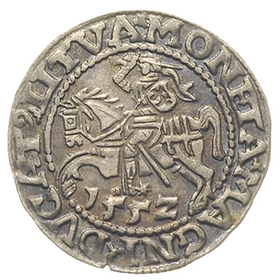 półgrosz 1552, Wilno, Ivanauskas 4SA47-15, patyna