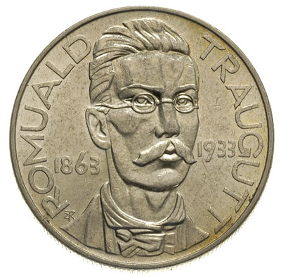 10 złotych 1933, Warszawa, Romuald Traugutt, Parchimowicz 122, bardzo ładne