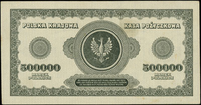 500.000 marek polskich 30.08.1923, seria G, numeracja siedmiocyfrowa, Miłczak 36i, Lucow 440 (R4), niewielkie przebarwienia papieru