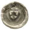 brakteat ok. 1353-1360; Tarcza z gwiazdą, nad nią kulka, 0.10 g, BRP Prusy T13.6, moneta z 34 aukc..