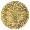 dukat 1586, Gdańsk, Aw: Popiersie króla w prawo i napis STEPHANVS D G REX POL D PRVS, Rw: Herb Gda..
