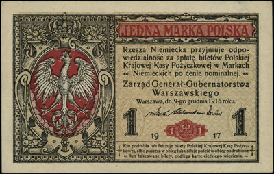 1 marka polska 9.12.1916, \Generał, seria B