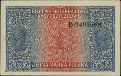 1 marka polska 9.12.1916, \Generał, seria B
