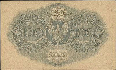 100 marek polskich 15.02.1919, seria E, Miłczak 