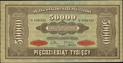 50.000 marek polskich 10.10.1922, seria O, Miłcz