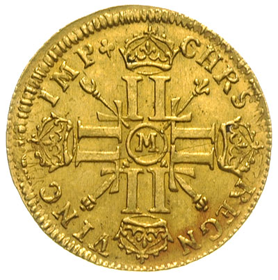 louis d’or typu \aux 8 L et aux insignes\" 1701 