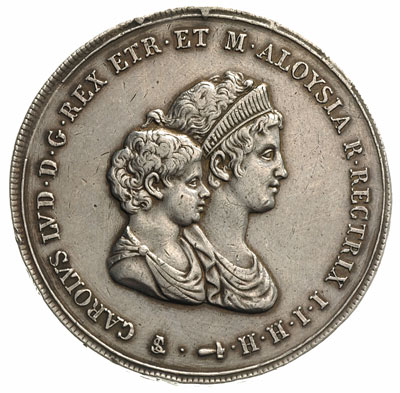 1 1/2 francescone (dena) 1807, Florencja, srebro