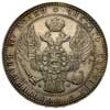 1 1/2 rubla = 10 złotych 1837, Warszawa, Plage 333, Bitkin 1133, bardzo ładnie wybite i zachowane,..