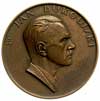 Jan Bukowski -medal autorstwa Franciszka Kalfasa 1937 r., Aw: Popiersie w prawo i napis, Rw: Napis..