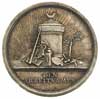 medal nagrodowy autorstwa Loos’a (ok 1800), Aw: Róg obfitości na tle postument, na nim odznaczenia..
