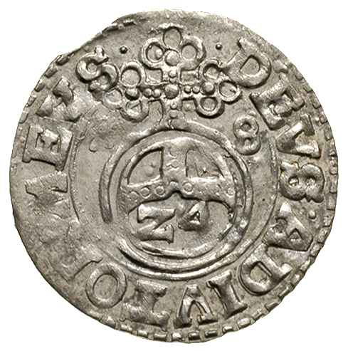 Bogusław XIV 1617-1625-1637, grosz 1618, Darłowo, wariant z rozetką, Hildisch 283