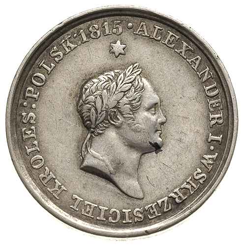 Aleksander I, -medal 1826 r, Aw: Popiersie cara 