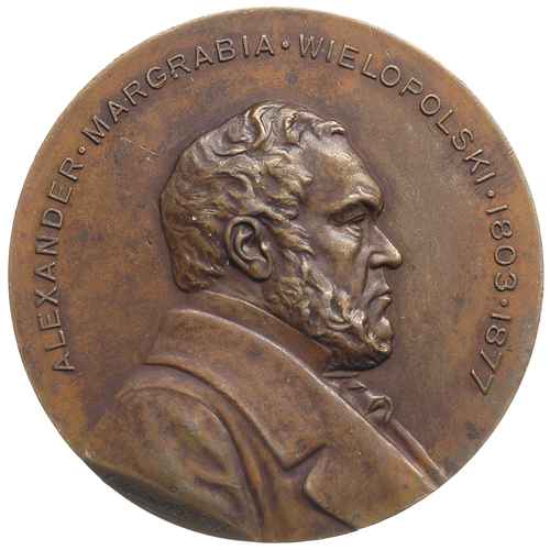 Aleksander margrabia Wielopolski, -medal autorst