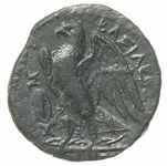 Egipt, Ptolemeusz II Philadelphos 285-246 pne, brąz, Aw: Głowa Ptolemeusza w diademie w prawo, Rw:..