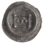 brakteat 1297-1307, Prostokąt z kulkami w narożn