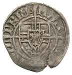 Michał Küchmeister von Sternberg 1414-1422, szeląg, Aw: Tarcza Wielkiego Mistrza, MAGS - T[MIC - h..