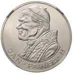 200 złotych 1986, Szwajcaria, Jan Paweł II, srebro, moneta wybita stemplem zwykłym, Parchimowicz 3..