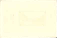 odbitka stalorytnicza w czarnym kolorze strony odwrotnej 50 złotych z 20.08.1939 r, na cienkim pap..