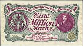 1.000.000 marek 8.08.1923, Miłczak G11b, Ros. 80