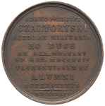 Adam Czartoryski,- medal autorstwa C. Baerendta, 1824 r, Aw: Popiersie w lewo i sygnatura na ramie..