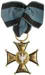 Powstanie Listopadowe, -Krzyż Złoty Orderu Virtuti Militari IV klasa, złoto 11.66 g, 38 x 38 mm, e..
