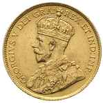 Jerzy V 1910-1936, 5 dolarów 1914, Ottawa, złoto 8.35 g, Fr. 4, rzadki rocznik