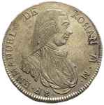 Emmanuel de Rohan 1775-1797, 30 tari 1790, Aw: Popiersie wielkiego mistrza w prawo, F. EMMANUEL DE..