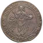 Krystyna 1632-1654, talar 1640, Sztokholm, srebro 28.27 g, AAH 11, wybite na krążku z krawędzi bla..
