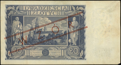 20 złotych 11.11.1936, seria AB, numeracja 22882