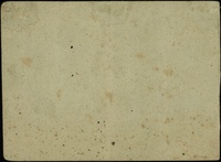 wzór strony odwrotnej 50 złotych 1.05.1830, bez oznaczenia serii, numeracji, ani podpisów, czerwon..