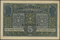 5 marek polskich 9.12.1916, \Generał, \"Biletów,