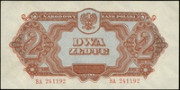 2 złote 1944, seria BA, numeracja 241192, w klau