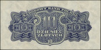 10 złotych 1944, seria EA, numeracja 527463, w klauzuli \obowiązkowym, Lucow 1090 (R4) - ilustrowa..