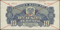 10 złotych 1944, seria Ac, numeracja 446170, w k