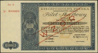 bilet skarbowy na 10.000 złotych 1945, emisja I,