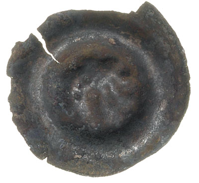 brakteat, 2. poł. XIII w.; Jeleń, srebro 0.60 g,