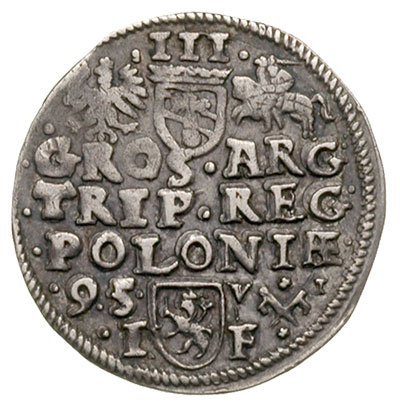 trojak 1595, Poznań, Iger P.95.4.b (R), patyna