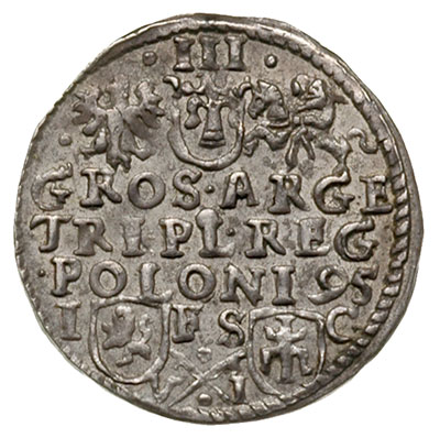 trojak 1595, Bydgoszcz, awers Iger B.95.2.e, rew