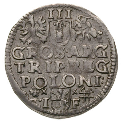 trojak 1595, Wschowa, Iger W.95.6.b. patyna